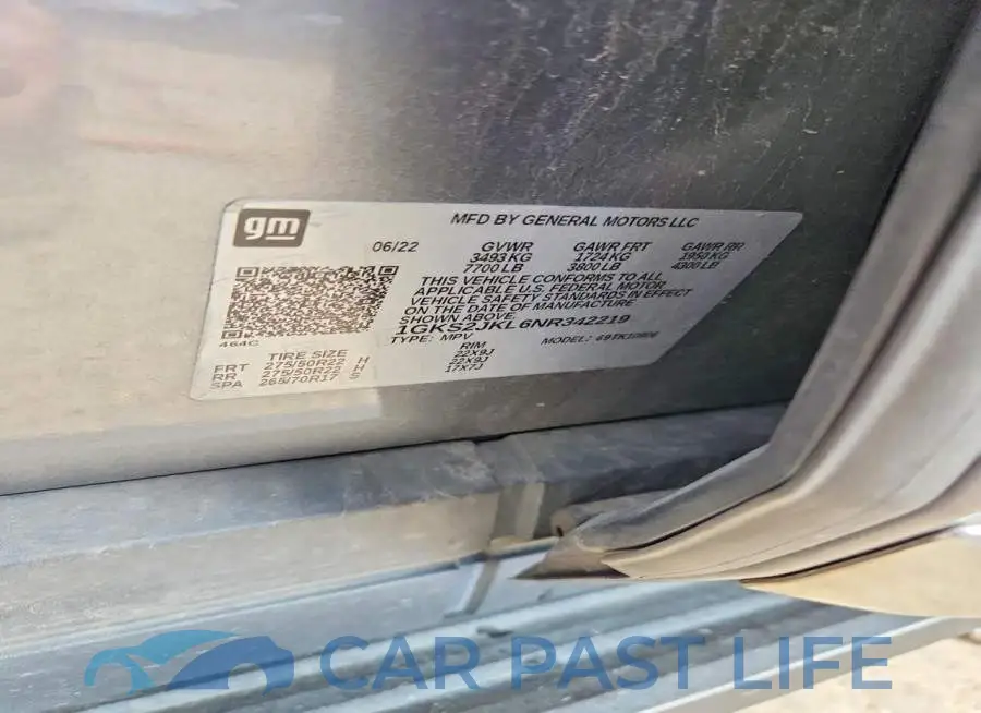 1GKS2JKL6NR342219# 14