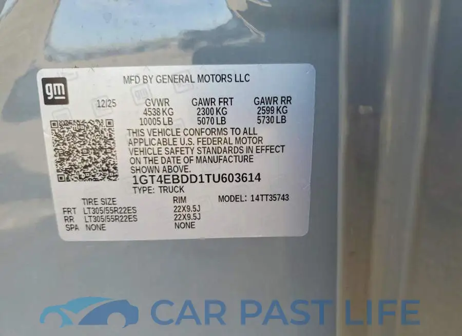 1GT4EBDD1TU603614# 12