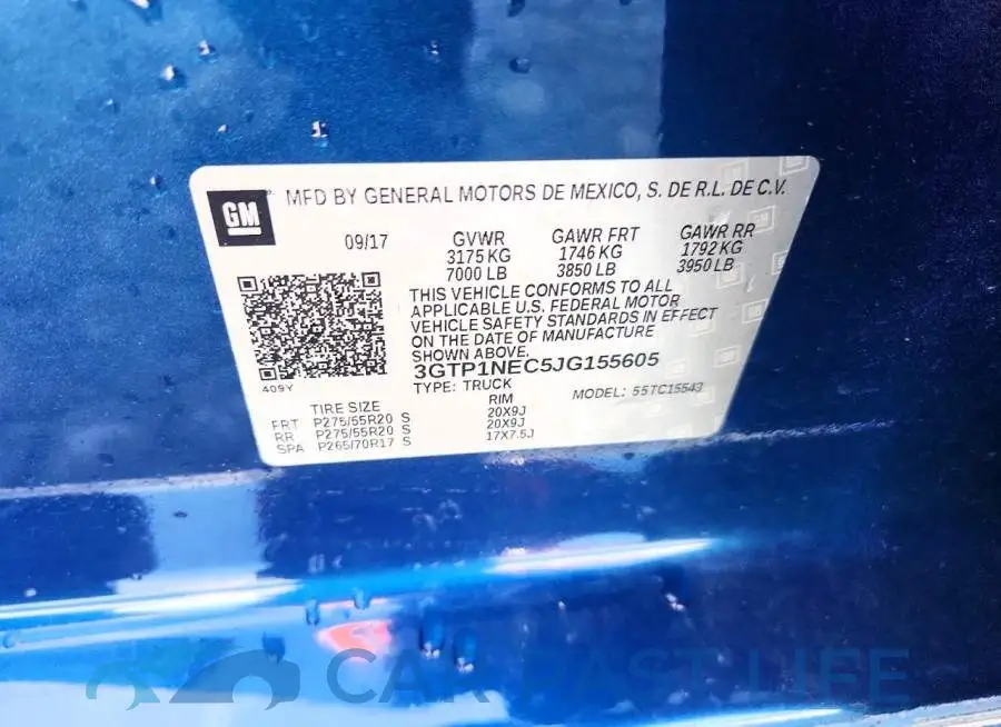 3GTP1NEC5JG155605# 12