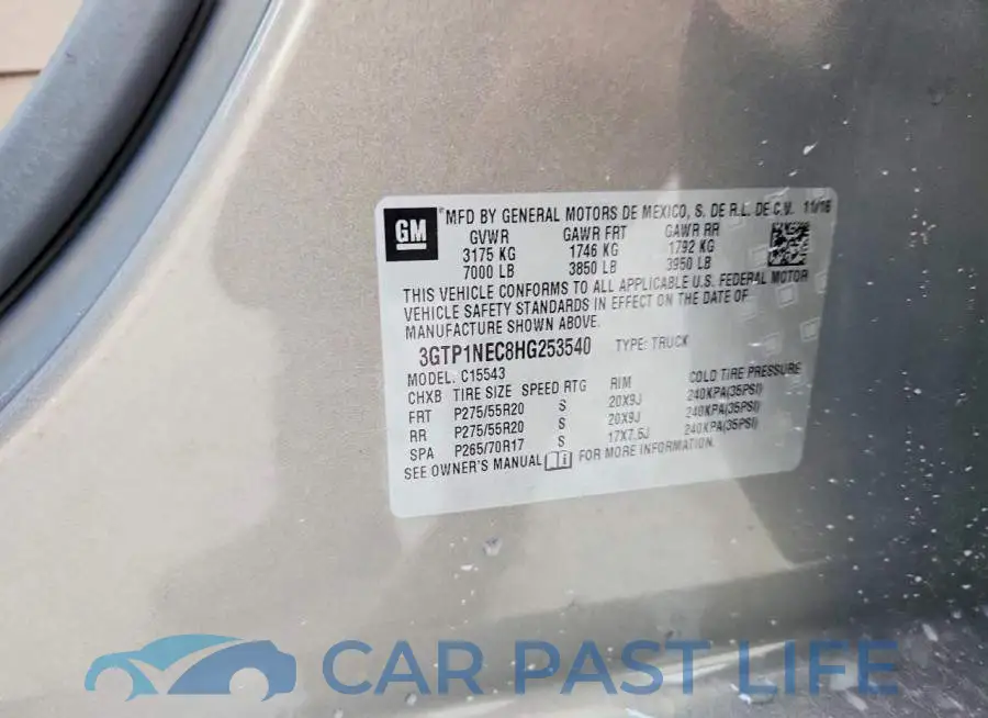 3GTP1NEC8HG253540# 13