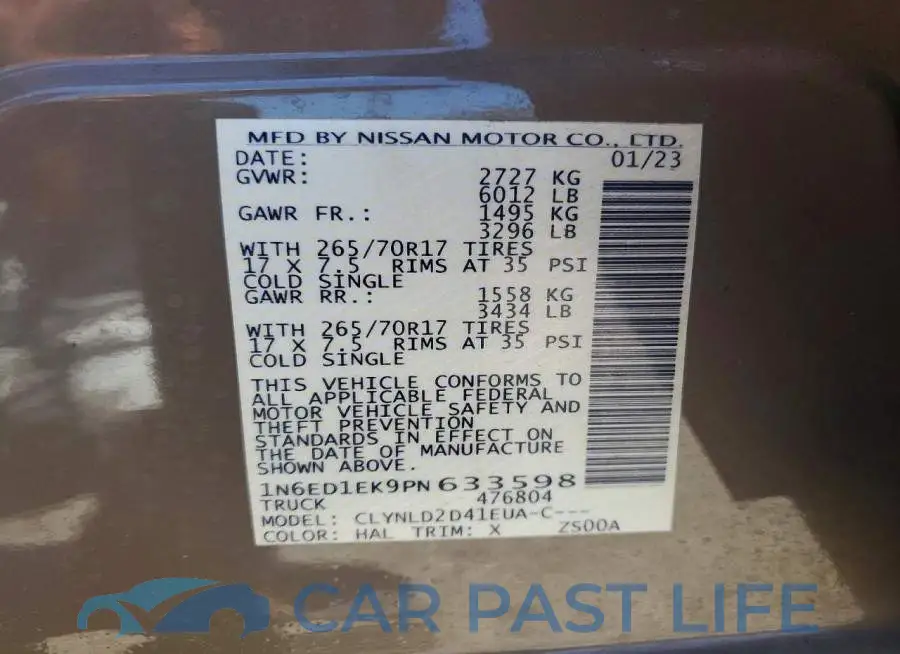 1N6ED1EK9PN633598# 13