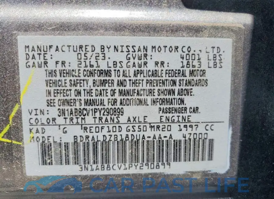 3N1AB8CV1PY290899# 12