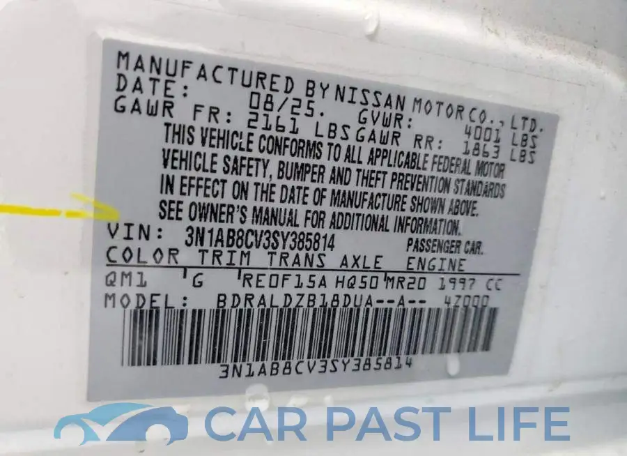 3N1AB8CV3SY385814# 12