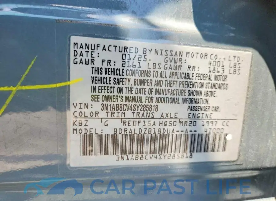 3N1AB8CV4SY285818# 13
