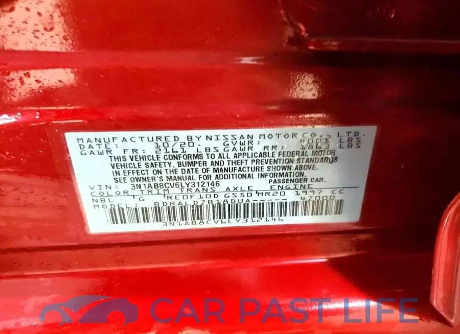 3N1AB8CV6LY312146# 12