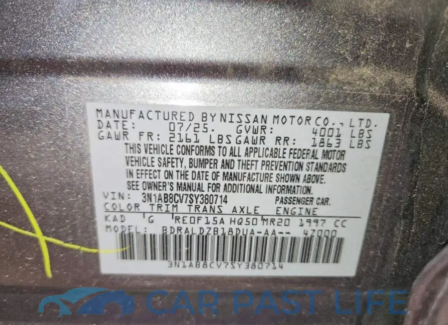 3N1AB8CV7SY380714# 12