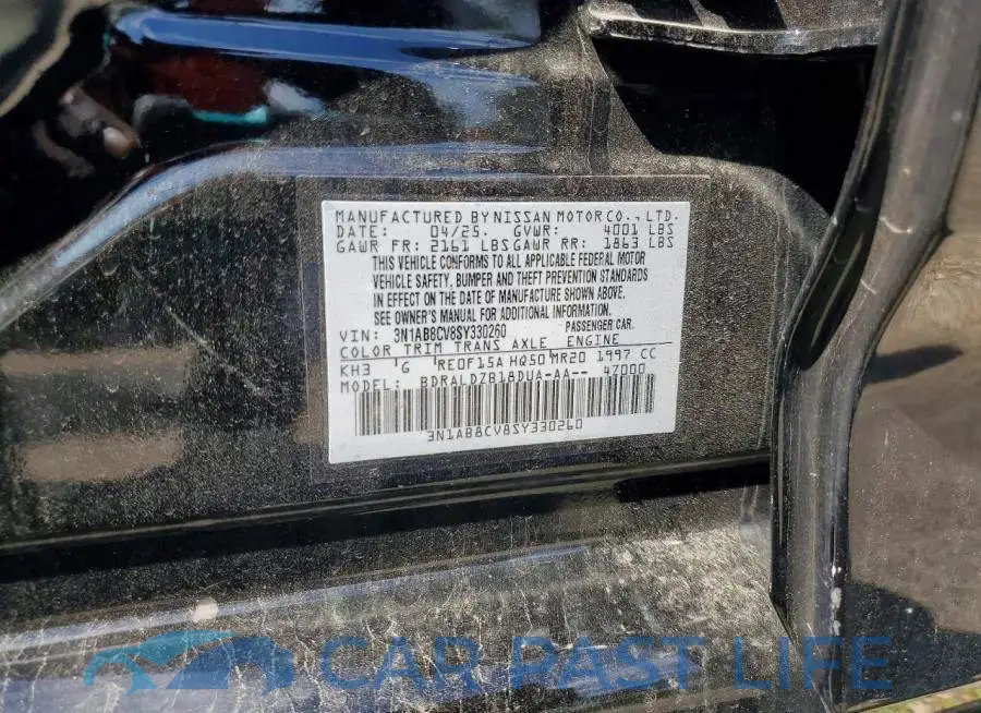 3N1AB8CV8SY330260# 12