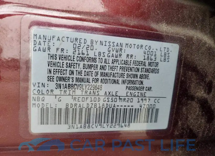 3N1AB8CV9LY229648# 12