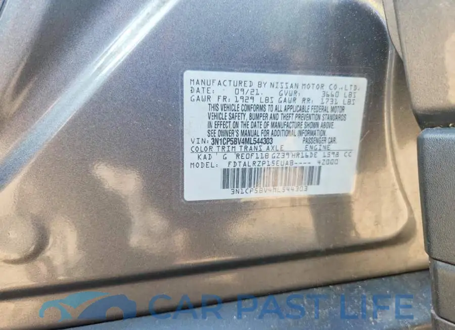 3N1CP5BV4ML544303# 12