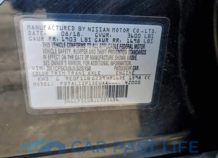 3N1CP5CU8JL525156# 13
