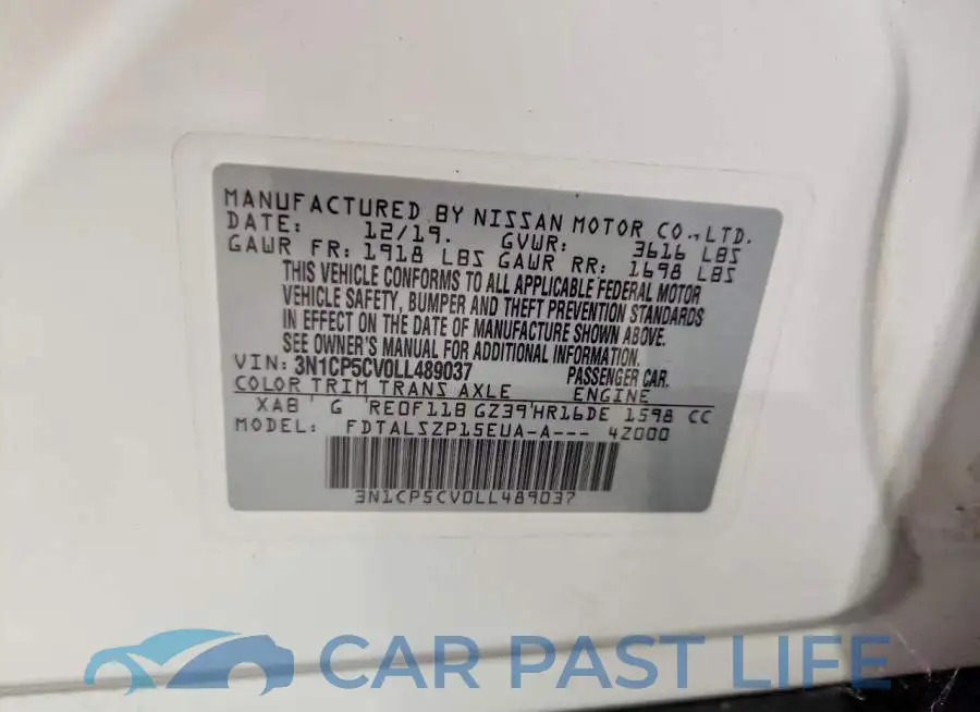 3N1CP5CV0LL489037# 13