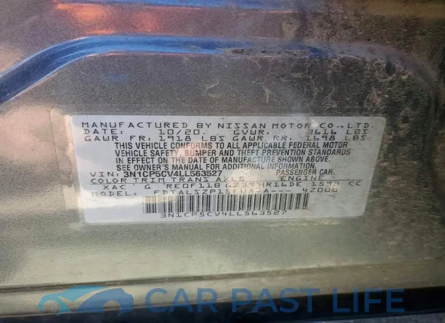 3N1CP5CV4LL563527# 12