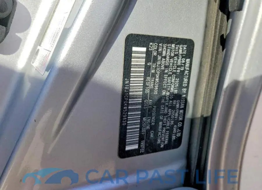 JN1BJ1CP0KW529830# 14