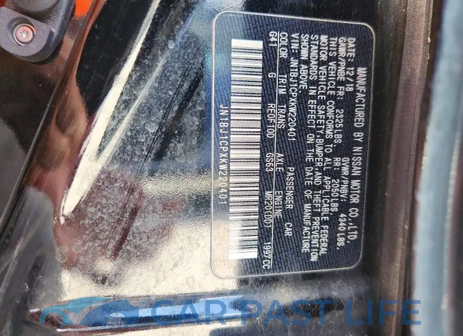 JN1BJ1CPXKW220401# 13