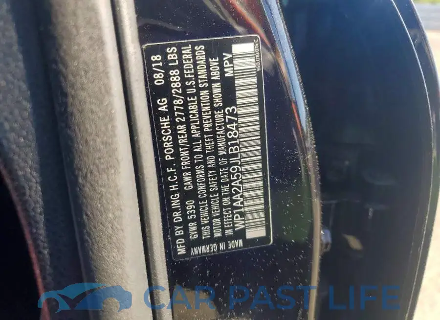 WP1AA2A59JLB18473# 13