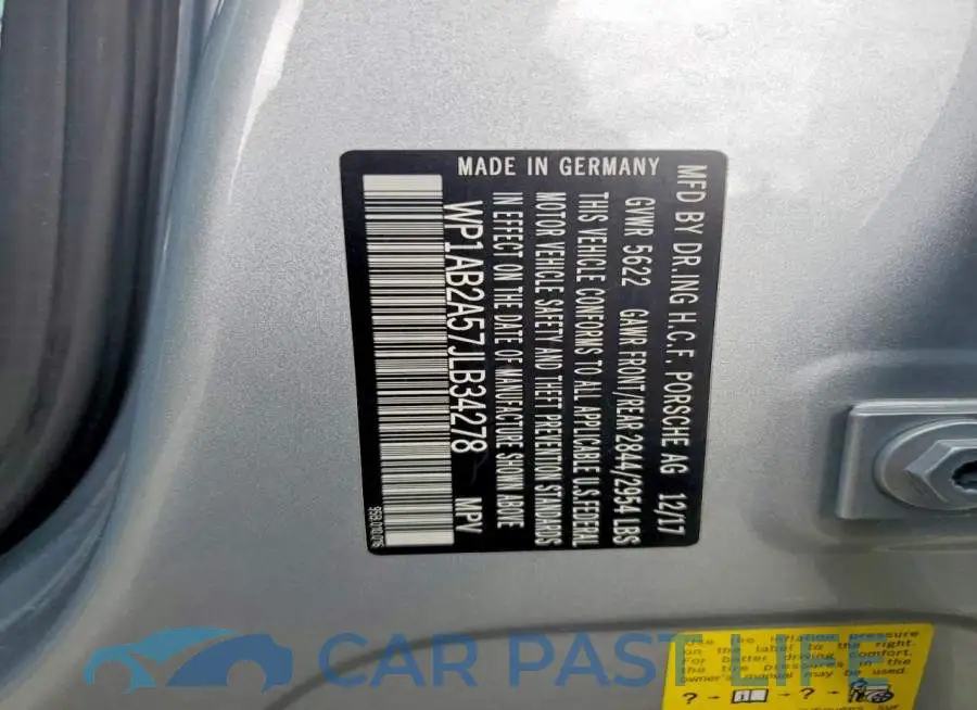 WP1AB2A57JLB34278# 13