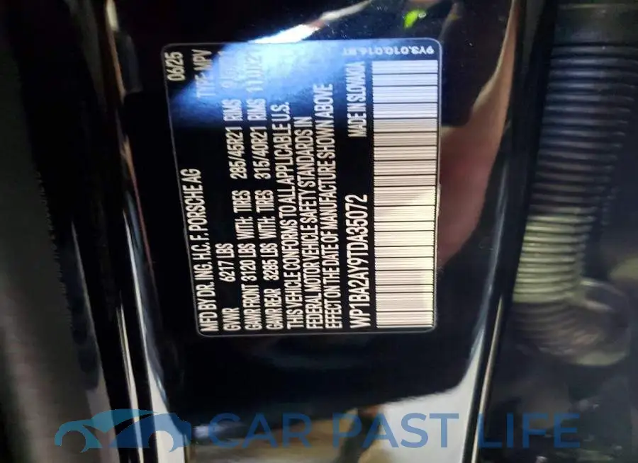 WP1BA2AY9TDA35072# 14