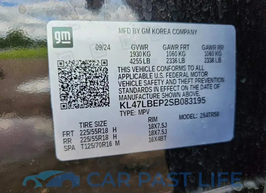 KL47LBEP2SB083195# 12