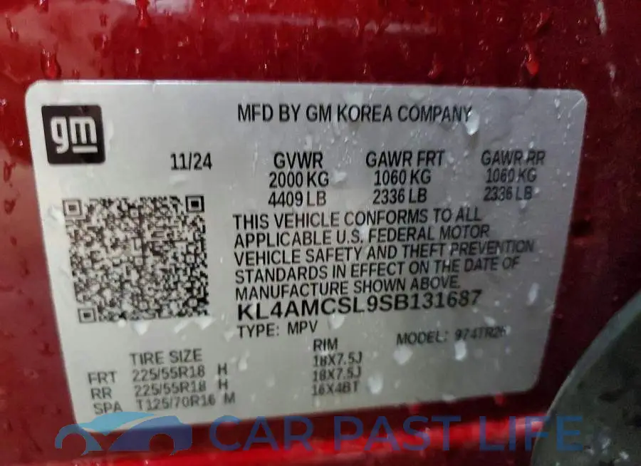 KL4AMCSL9SB131687# 13