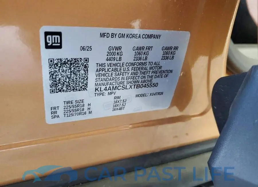 KL4AMCSLXTB045550# 13