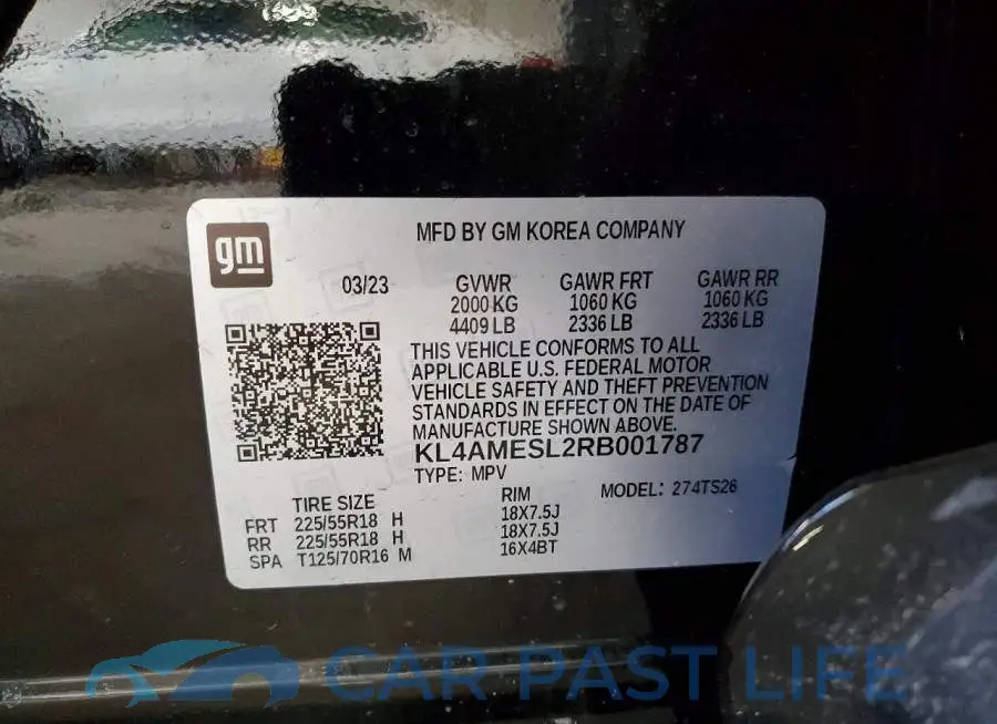 KL4AMESL2RB001787# 13