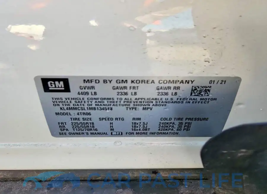 KL4MMCSL1MB134518# 12