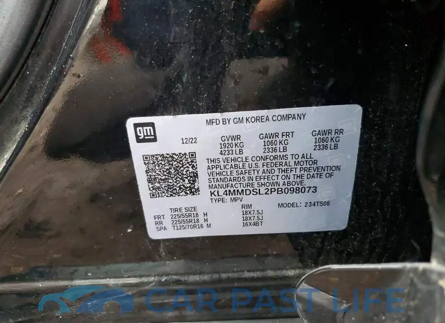 KL4MMDSL2PB098073# 12