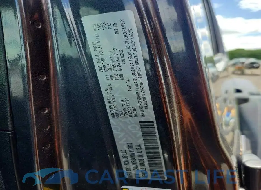 1C4JJXR64NW112810# 12