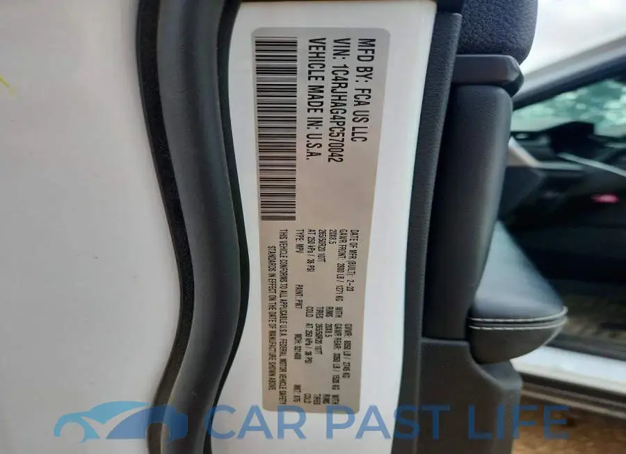 1C4RJHAG4PC570042# 12
