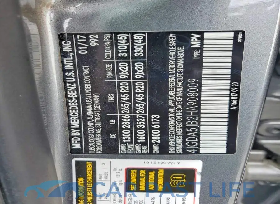 4JGDA5JB2HA908009# 13