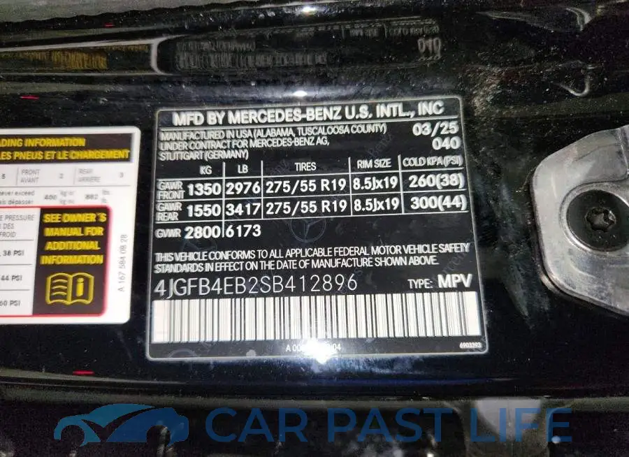 4JGFB4EB2SB412896# 14
