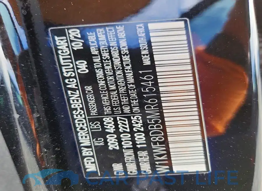 W1KWF8DB5MR615461# 12