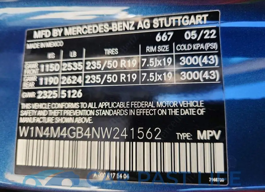 W1N4M4GB4NW241562# 13