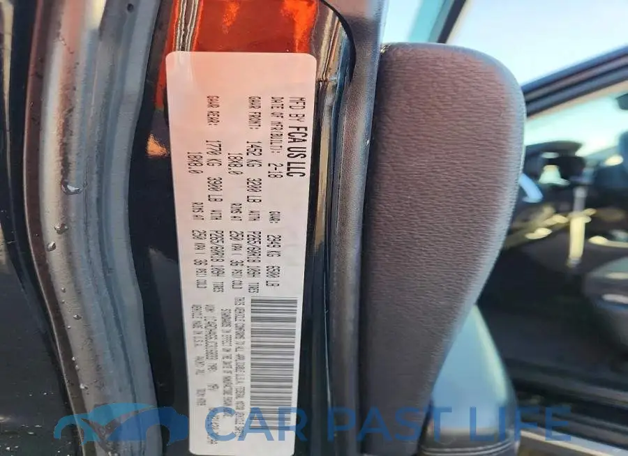 1C4RDHAG6JC316833# 13