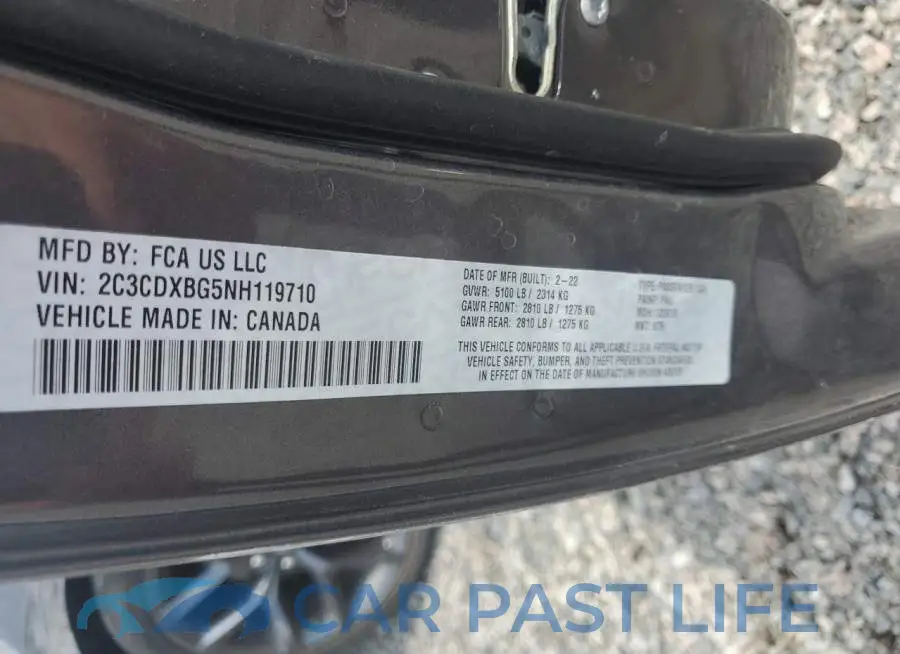 2C3CDXBG5NH119710# 12