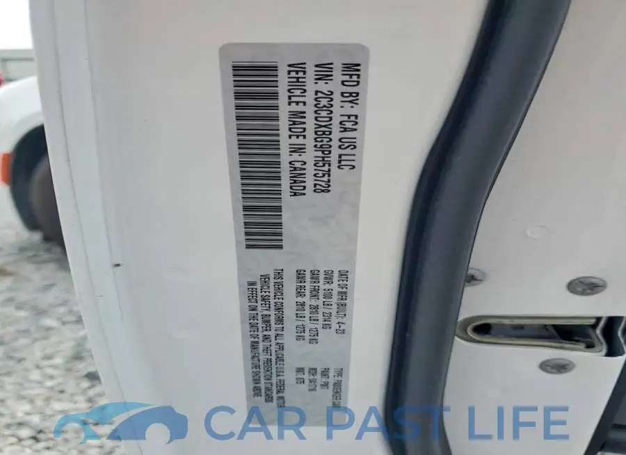 2C3CDXBG9PH575728# 12