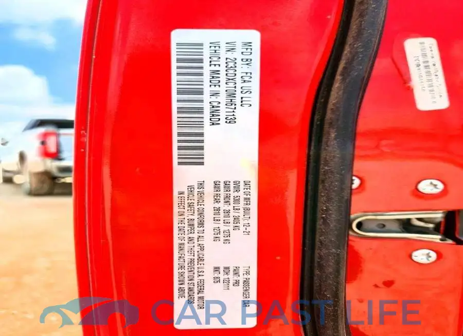 2C3CDXCT0MH671139# 13