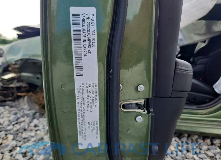 2C3CDXCT4PH531731# 12