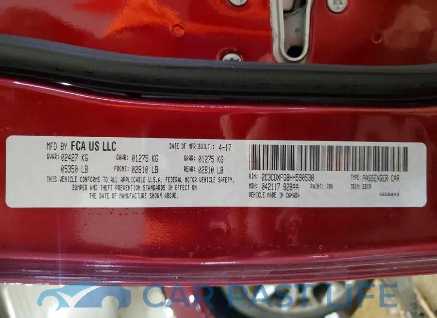 2C3CDXFG8HH590538# 12