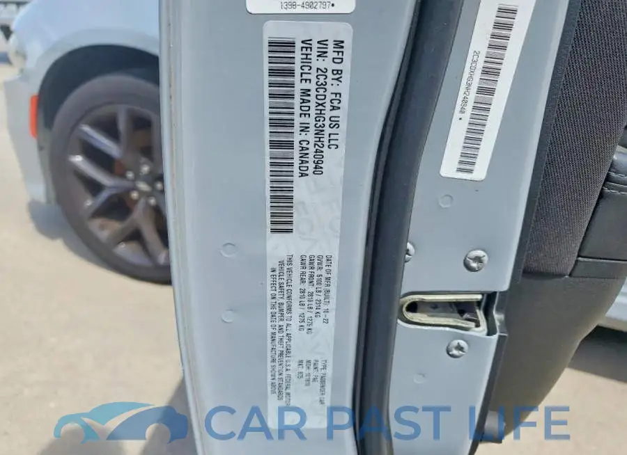 2C3CDXHG3NH240940# 12