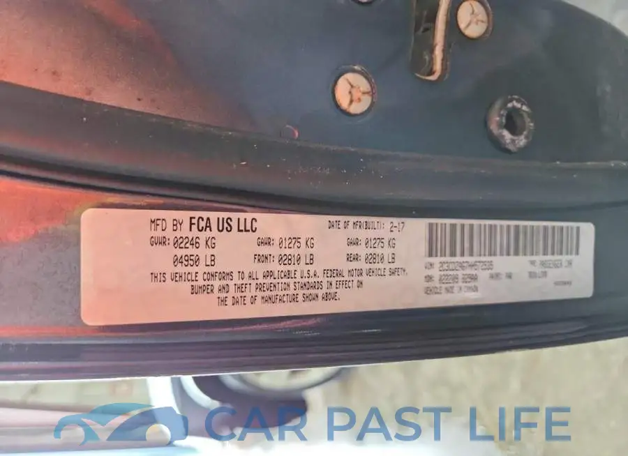 2C3CDZAG7HH572535# 12