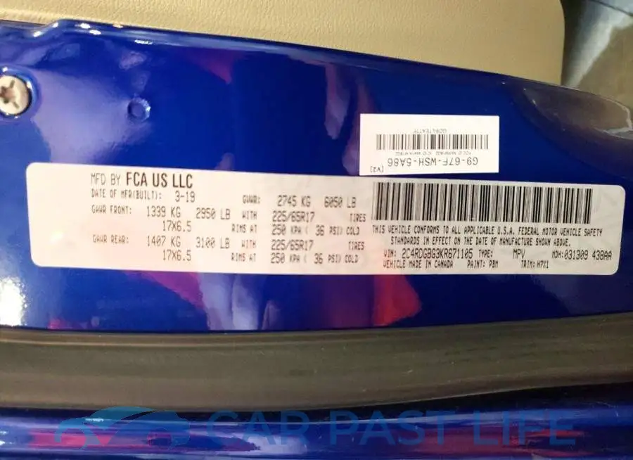 2C4RDGBG3KR671105# 13