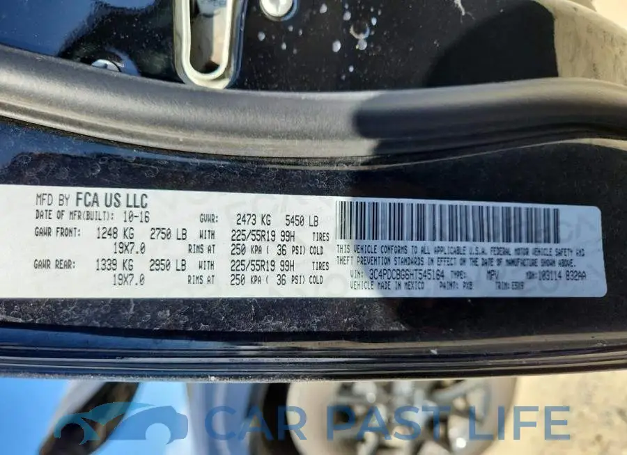 3C4PDCBG6HT545164# 13