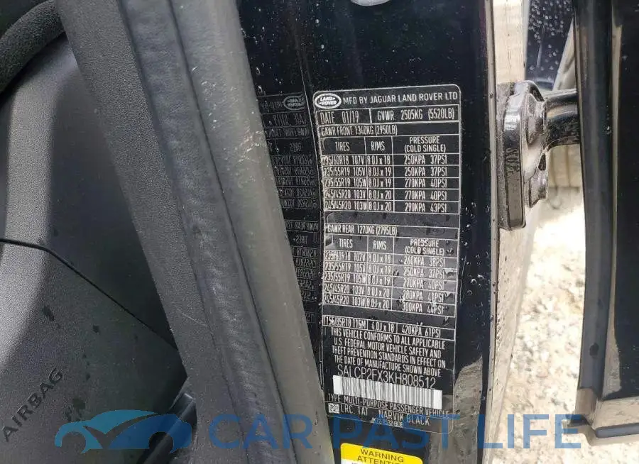 SALCP2FX3KH808512# 12