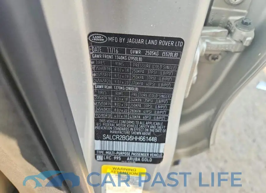 SALCR2BG6HH661448# 13