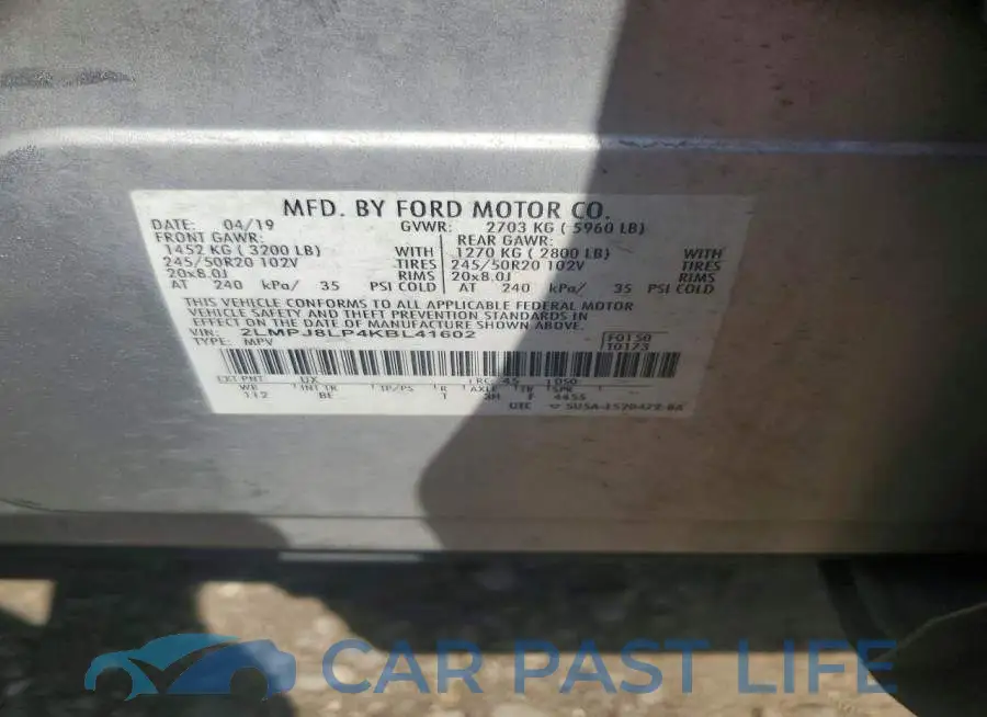 2LMPJ8LP4KBL41602# 13