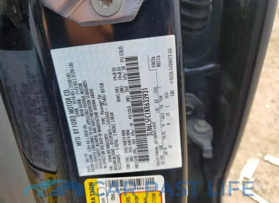 3LN6L5FC1KR633931# 12