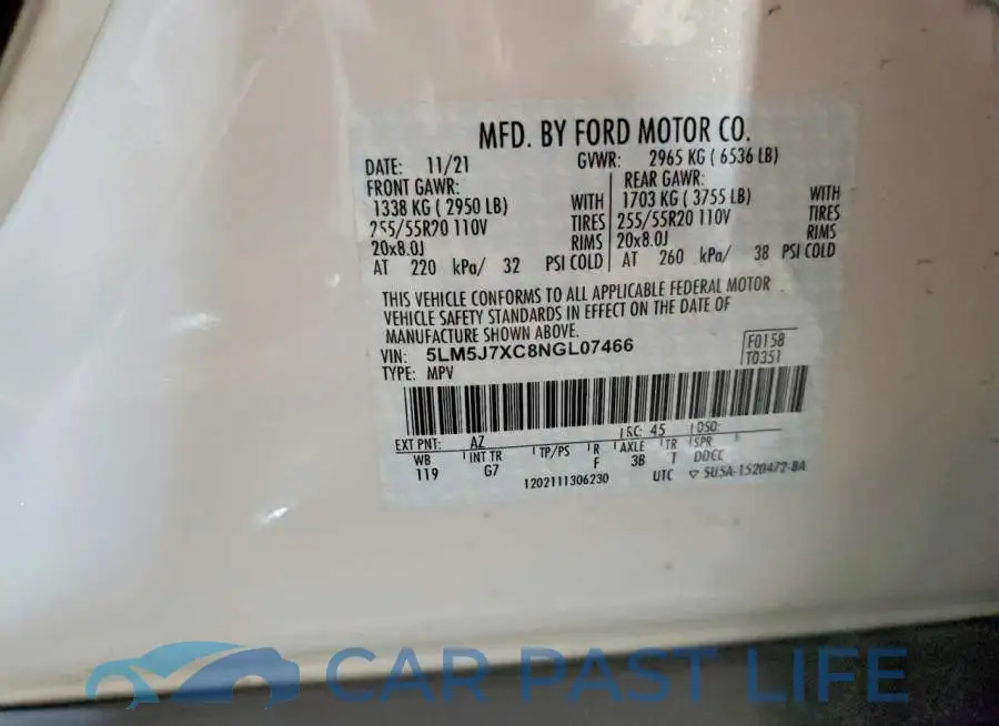 5LM5J7XC8NGL07466# 13