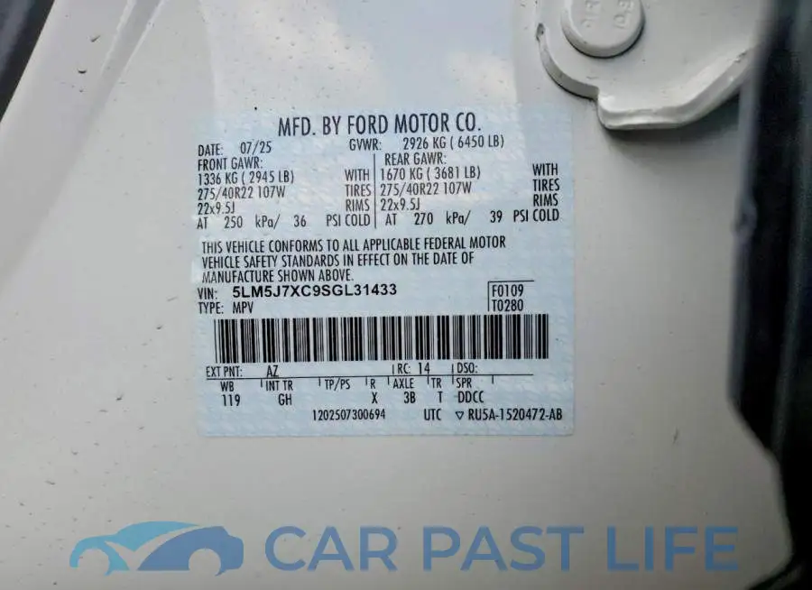 5LM5J7XC9SGL31433# 14