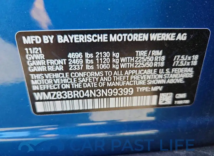 WMZ83BR04N3N99399# 12